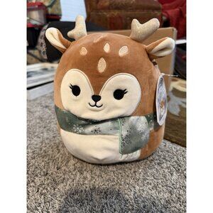 2021 Kellytoy Squishmallow 8” Dawn the Fawn Christmas Walgreens Exclusive NWT!